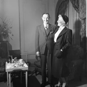 Stan Laurel and Oliver Hardy, arrived in the UK Monday (28th January)