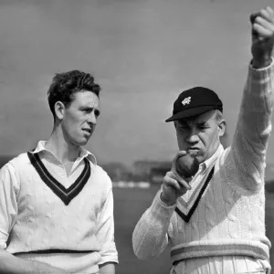 Stan Worthington the old Derbyshire and England player now coach for Lancashire Stan Worthington the old Derbyshire and England player now coach for Lancashire