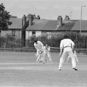 Standard v Alvis, Works League Cricket Match Print 1972