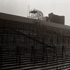 Highbury Stadium Clock End Print, December 1984 Highbury Stadium Clock End Print, December 1984