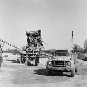 Stansted Chalk Quarry, Essex. 15th March 1961