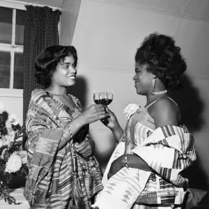 Star Annan Arrives at Heathrow for Miss World 1959 Print Star Annan Arrives at Heathrow for Miss World 1959 Print