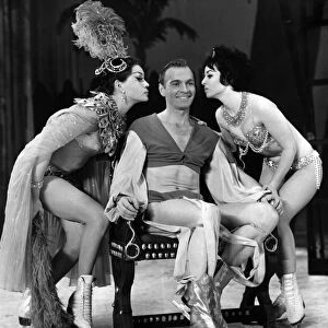 The star trio at the Empire Theatre, Liverpool, are (left to right) Sally Rose (Alcolom)