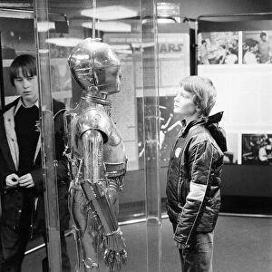 Star Wars Exhibition on display at the Science Museum, London, 30th December 1977
