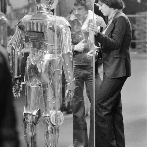 Star Wars Exhibition on display at the Science Museum, London, 30th December 1977