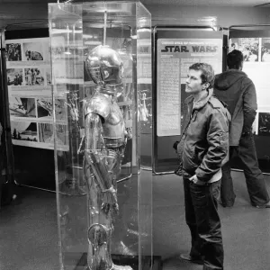 Star Wars Exhibition on display at the Science Museum, London, 30th December 1977