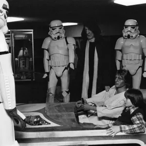 Star Wars Exhibition on display at the Science Museum, London, 19th December 1977