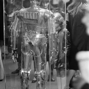 Star Wars Exhibition on display at the Science Museum, London, 30th December 1977