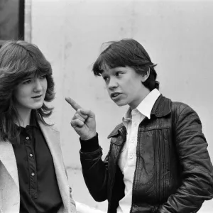 Stars of the BBC TV series Grange Hill'Michelle Herbert, aged 15 Stars of the BBC TV series Grange Hill'Michelle Herbert, aged 15