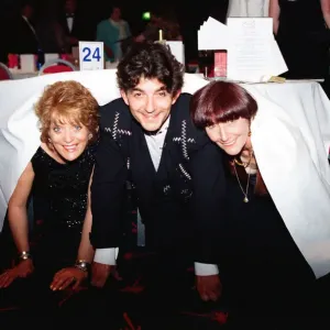 Stars of British soaps Eastenders and Coronation Street celebrate the gala charity