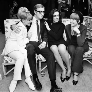 Vintage Print of Alfie Film Stars, 7th March 1966