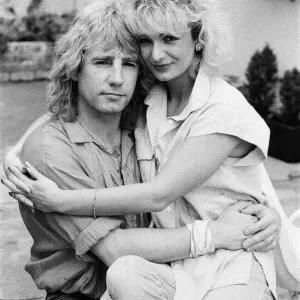Rick Parfitt and Patty Beedon Print, 12th July 1985 Rick Parfitt and Patty Beedon Print, 12th July 1985