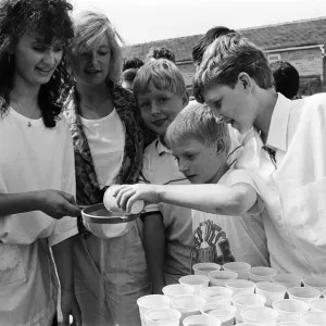 Take it steady... Wayne Nield tried his hand and the sand dip Take it steady... Wayne Nield tried his hand and the sand dip