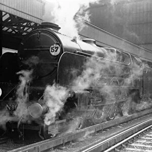 Steam Locomotive 862 Lord Collinswood (Lord Nelson Class) seen here at Waterloo