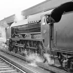 Steam Locomotive Print: Lord Nelson Class at Waterloo