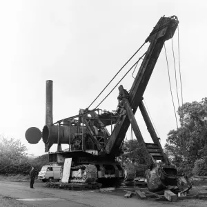 Steam powered Excavating Machine, aka Steam Navvy, at Beamish Museum, Beamish Steam powered Excavating Machine, aka Steam Navvy, at Beamish Museum, Beamish