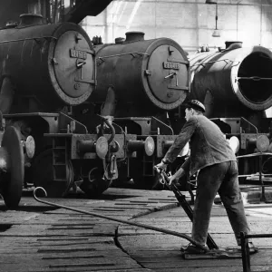 Steam Train Departure Print, Dairycoates Depot 1965
