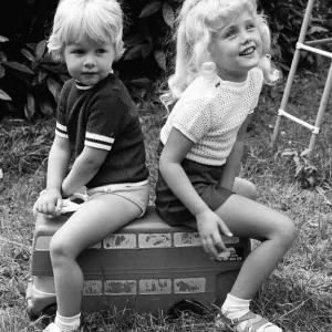 Stefan and Samantha Gates, Child models, Saturday 20th June 1970 Stefan and Samantha Gates, Child models, Saturday 20th June 1970