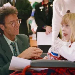 Stephanie Lush with Cliff Richard, 26th February 1996 Print