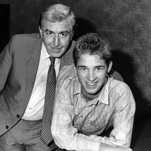 Stephen Hendry with Manager Ian Doyle Print (1988) Stephen Hendry with Manager Ian Doyle Print (1988)