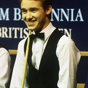 Stephen Hendry snooker player April 1990