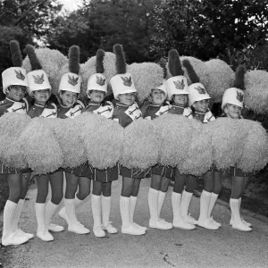 Stepping out in style: Outlane Drum Majorettes, 1986 Print