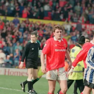 Steve Bruce, pictured at the end of the match, after scoring the 96th minute winner for Steve Bruce, pictured at the end of the match, after scoring the 96th minute winner for