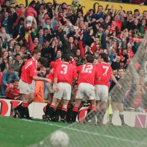 Steve Bruce's 96th Minute Winner Print, Old Trafford 1993 Steve Bruce's 96th Minute Winner Print, Old Trafford 1993