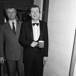 Steve Davis Relaxing with Tea Print, 13th April 1985