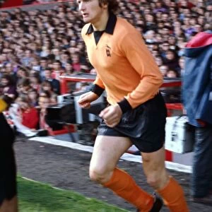 Steve Kindon playing for Wolves FC Leicester v Wolves September 1972