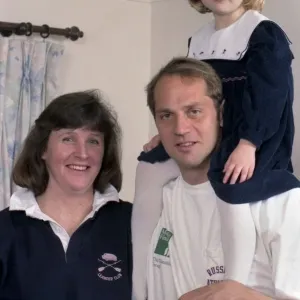 Steve Redgrave, British Olympic rower with his wife Anne Steve Redgrave, British Olympic rower with his wife Anne