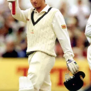 Steve Waugh Celebrates 100 Runs at Headingley Print (00273)