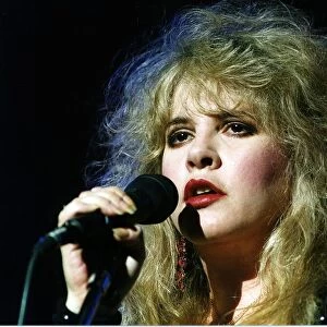Stevie Nicks Pop Singer with Fleetwood Mac in concert at the Expo at Ghent in Belgium