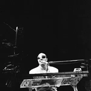 Stevie Wonder at the NEC Arena, Birmingham, England, 25th May 1989