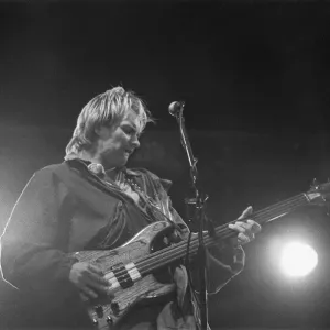 El cantante principal de Sting con The Police, visto aquí tocando en la noche inaugural del 1979.