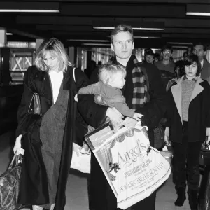 Sting (real name Gordon Sumner) arrives at London Heathrow Airport to fly to Miami Sting (real name Gordon Sumner) arrives at London Heathrow Airport to fly to Miami