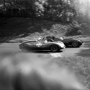 Stirling Moss Formula One Motor Racing Driver at the Crystal Palace race Meeting Stirling Moss Formula One Motor Racing Driver at the Crystal Palace race Meeting