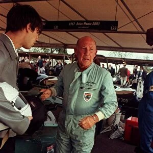 Stirling Moss September 98 Former world motorracing champion at the 50th Goodwood
