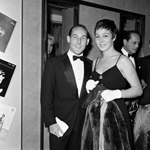 Stirling Moss and his wife Katie at a Judy Garland show at the Dominion Theatre