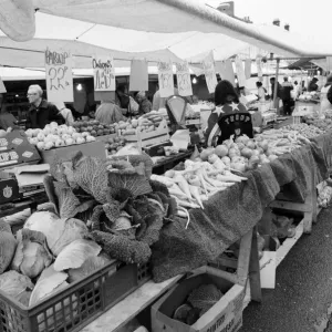 Stockton Fruit and Vegetable Market, Stockton, North East England, 13th January 1993