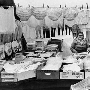 Stockton Market, Body wear Stall, 9th April 1987