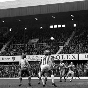 Stoke 1 v. Birmingham 0. Division 1 Football City. October 1981 MF04-10-033