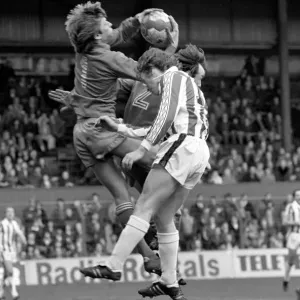Stoke City 0 v. Birmingham City 0. Division One Football. March 1981 MF02-10-013 Stoke City 0 v. Birmingham City 0. Division One Football. March 1981 MF02-10-013