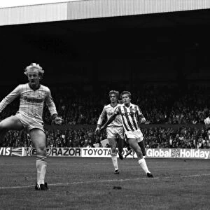 Stoke City 1 v. Nottingham Forest 2. Division one football September 1981 MF03-17-019