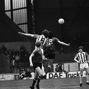 Stoke City 2 v. Sunderland 0. Division One Football. April 1981 MF02-18-028