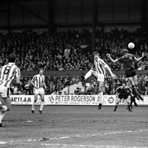 Stoke City 2 v. Sunderland 0. Division One Football. April 1981 MF02-18-035