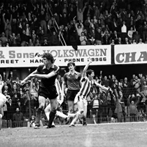 Stoke City 2 v. Sunderland 0. Division One Football. April 1981 MF02-18-060