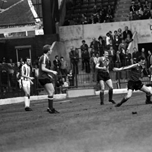 Stoke City 2 v. Sunderland 0. Division One Football. April 1981 MF02-18-039