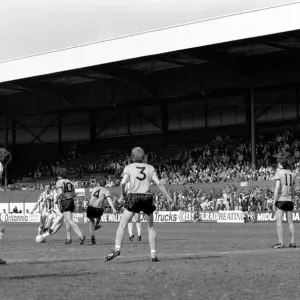 Stoke City 2 v. Wolverhampton Wanderers 1. Division 1 Football. April 1982 MF06-40-030 Stoke City 2 v. Wolverhampton Wanderers 1. Division 1 Football. April 1982 MF06-40-030