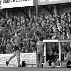 Stoke City 2 v. Wolverhampton Wanderers 1. Division 1 Football. April 1982 MF06-40-014 Stoke City 2 v. Wolverhampton Wanderers 1. Division 1 Football. April 1982 MF06-40-014